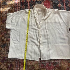 Everlane Cream Button-Up Blouse